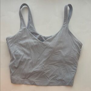 lululemon Athletica Soft Gray Tank Top